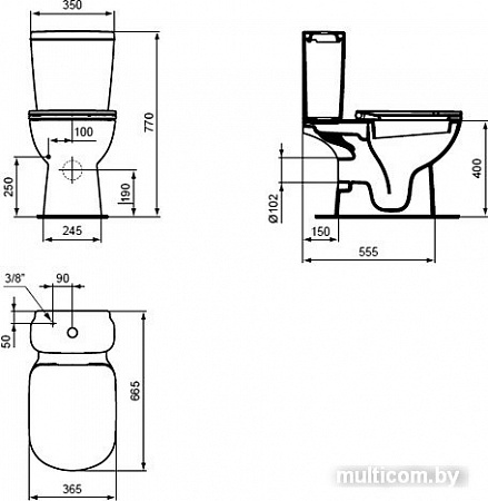 Унитаз Ideal Standard Vista [T337601]