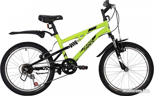 Детский велосипед Novatrack Titanium New 20 2020 20SS6V.TITANIUM.GN20 (зеленый)
