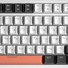 Клавиатура Cyberlynx ZA87 White Black Orange (TNT Yellow)