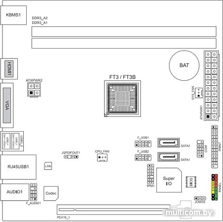 Материнская плата BIOSTAR A68N-5600E Ver. 6.x