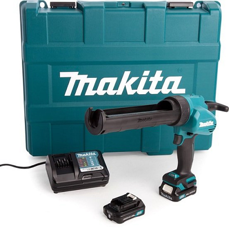 Пистолет для герметика Makita CG100DWAEA (с 2-мя АКБ)