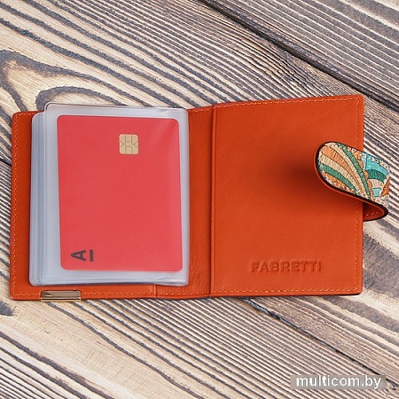 Визитница Fabretti 42003NPpaisley-91