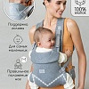 Рюкзак-переноска Amarobaby Snuggle AB24-30SNUG/11 (серый)