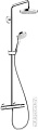 Душевая система Hansgrohe Croma Select S 180 2jet Showerpipe (27253400)