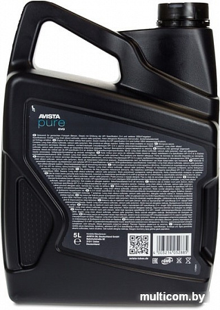 Моторное масло Avista pure EVO CI-4 TS 10W-40 5л