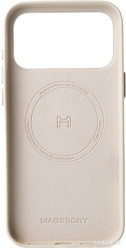 Magssory Eco-Leather Case для iPhone 17 Pro Max Ivory CLT045i