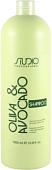 Kapous Professional Шампунь для волос увлажняющий с маслами авокадо и оливы 1000 мл