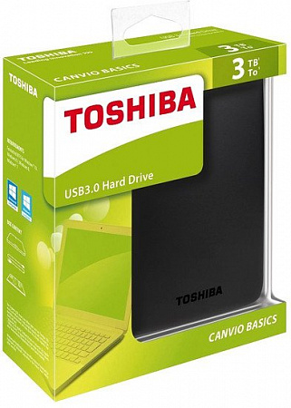 Внешний жесткий диск Toshiba Canvio Basics 3TB [HDTB330EK3CA]