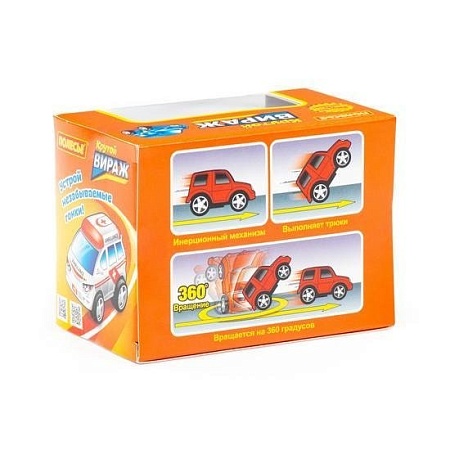 Полесье Крутой Вираж автомобиль гоночный №3 инерционный 78933