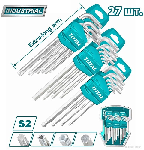 Набор ключей Total THT106KT0271 (27 предметов)