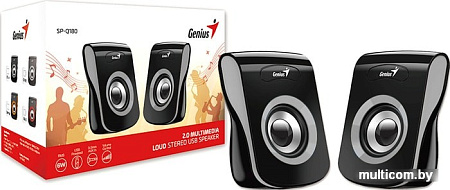 Акустика Genius SP-Q180 (черный/серый)