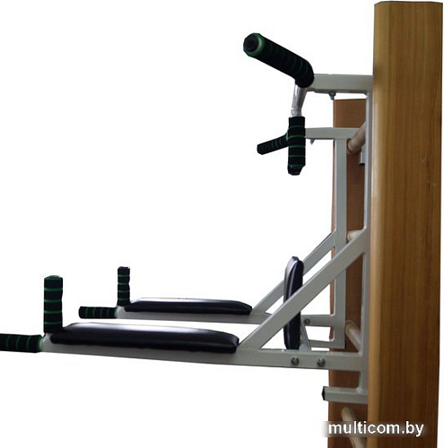 Турник с брусьями Spektr Sport Стоун 2 3 в 1 (серый)
