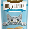 Лакомство для кошек Деревенские лакомства Подушечки с пюре из лосося 30 г