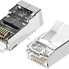 Коннектор Vention IDCR0-10 RJ45 - RJ45 (10 шт.)