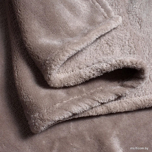 Плед Casa Conforte Royal Flannel 200x220 6155392 (коричневый)