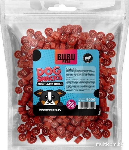 Лакомство для собак Bubu Pets Мини-роллы с бараниной PS0021 (500 г)