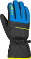 Горнолыжные перчатки Reusch Alan Junior 6361115-7002 (р-р 6.5, Blck/Bril Blu/Safety Yell)