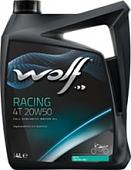 Моторное масло Wolf Racing 4T 20W-50 4л