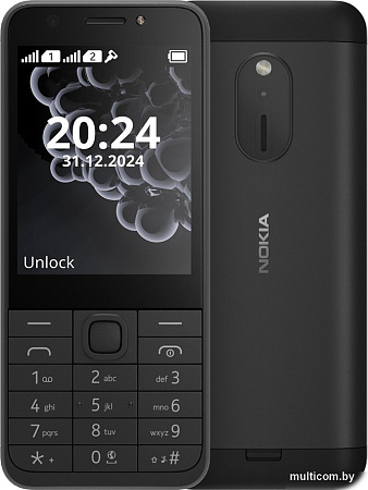 Кнопочный телефон Nokia 230 (2024) Dual SIM TA-1609 (черный)