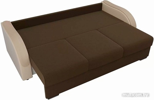 Диван Лига диванов Дарси 102117 (коричневый/бежевый)
