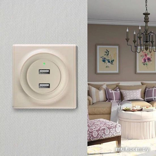 Розетка USB OneKeyElectro Florence 1E10351301