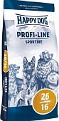 Сухой корм для собак Happy Dog Profi-Line Krokette 26/16 Sportive 20 кг