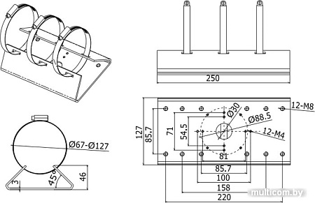 Кронштейн Hikvision DS-1275ZJ