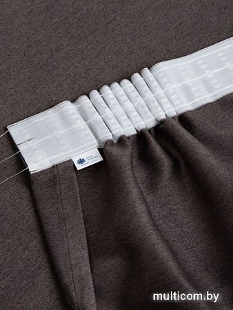 Штора Ника Зварико блэкаут 888250-12 2x2.5 м (коричневый)