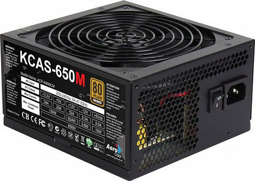 Блок питания AeroCool KCAS 650W (KCAS-650M)