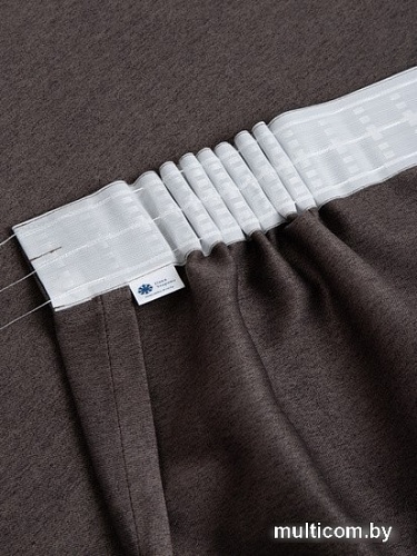 Штора Ника Зварико блэкаут 888250-12 2x2.5 м (коричневый)