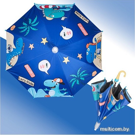 Складной зонт Белоснежка Веселые динозаврики 510-UM