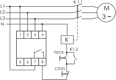 Реле контроля фаз Евроавтоматика F&F CKF-B EA04.002.002