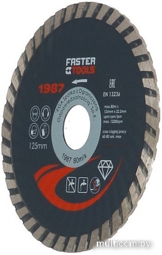 Отрезной диск алмазный Faster Tools 1987
