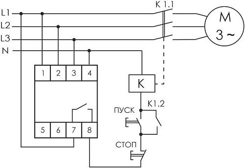 Реле контроля фаз Евроавтоматика F&F CKF-B EA04.002.002