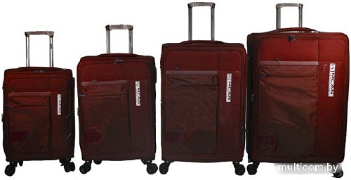 Чемодан-спиннер Mironpan 50127 53 см (бордовый)