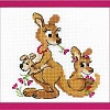 Набор для вышивания Риолис Где гуляли кенгуру № 1786