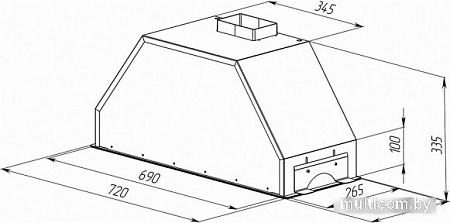 Кухонная вытяжка Zigmund & Shtain K 014.7 S