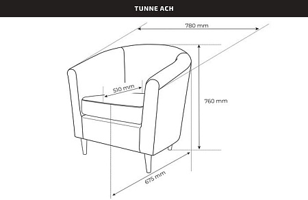 Интерьерное кресло Mio Tesoro Тунне (grey)