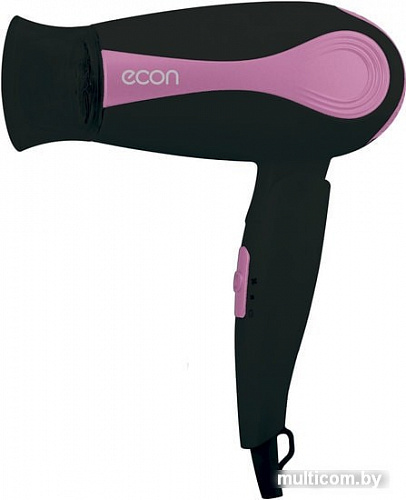Фен Econ ECO-BH161D (черный/розовый)