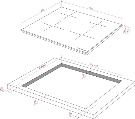 Варочная панель KUPPERSBERG ICI 625