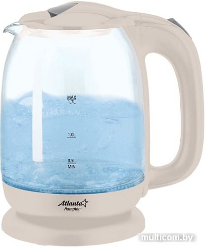 Электрочайник Atlanta ATH-2468 (бежевый)