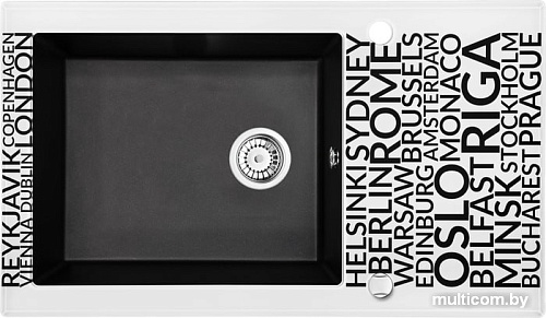 Кухонная мойка Deante Capella ZSC GA2C (графитовый металлик)