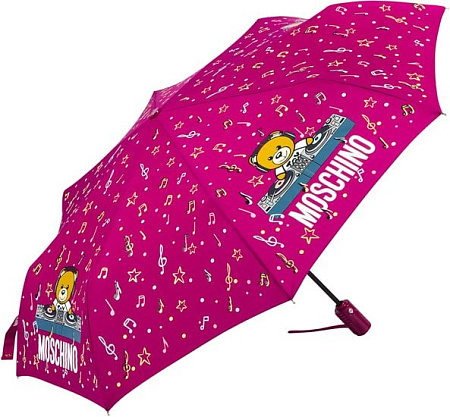 Зонт Moschino 8069-OCX DJ bear Bordeaux