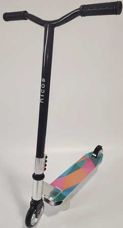 Трюковый самокат Ricos Fury JL-302A (серебристый)