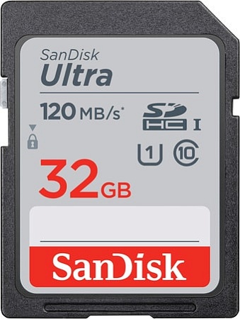 Карта памяти SanDisk Ultra SDHC SDSDUN4-032G-GN6IN 32GB