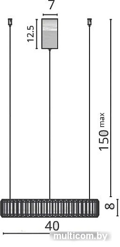 Подвесная люстра Divinare Renata 1135/02 SP-24