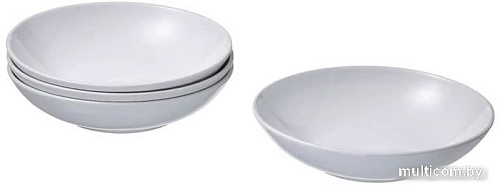 Набор обеденных тарелок Swed House Djup Platta MR3-33 (белый)