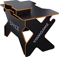 Геймерский стол VMM Game Space 120 Dark оранжевый BASE ST-1-BS-1-BOE-120SET