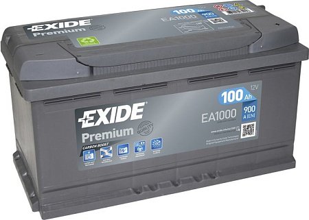 Автомобильный аккумулятор Exide Premium EA1000 (100 А/ч)
