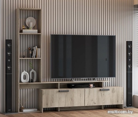 Стенка Стендмебель Лучиана (дуб крафт серый/дуб крафт серый)